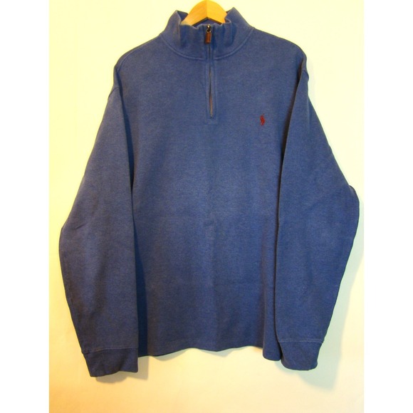 Ralph Lauren Other - Ralph Lauren Polo Mens Blue Quarter Zip Sweater Size XXL  D112